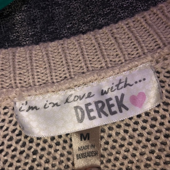 I’m in love with Derek cropped knit cardigan - Picture 2 of 2
